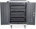 Digitus | Black | Charging Trolley 30 Notebooks / Tablets up to 15.6" | Pressure lock system with swiveling lever handle on the front and back door, lockable; Safety plug socket with switch on the side
