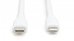 Digitus Lightning silicone connection cable, USB-C - Lightning, 1m | AK-600110-010-W