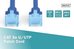 DIGITUS CAT 5e U-UTP patch cord, PVC AWG 26/7, length 1 m, color blue