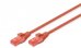 Digitus Patch cord U/UTP cat.6 PVC 0,5m red