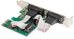 Digitus 2 x serial (COM) PCIe card whit low profile bracket