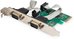 Digitus 2 x serial (COM) PCIe card whit low profile bracket
