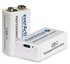 Rechargeable 6F22/9V Li-ion 550 mAh