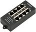 Extralink PoE Injector 4 ports in black case