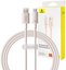 Fast Charging cable Baseus USB to USB-C Habitat Series 1m 100W (pink)