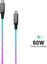 Fixed | Glowing Charging Cable USB-C/USB-C, PD support, Rainbow | FIXDLED-CC-RA