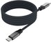 Fixed | Magnetic Braided Cable USB-C/USB-C, USB 2.0, Gray | FIXDBM-CC12-GR