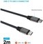 Fixed | Magnetic Braided Cable USB-C/USB-C, USB 2.0, Gray | FIXDBM-CC2-GR