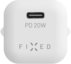 FIXED Mini USB-C Travel Charger 20W, White