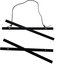 Focus Poster Hanger Magnetic Black 61cm