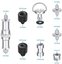 Neewer 16 Pieces Tripod Screw Adapter Converter