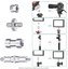 Neewer 16 Pieces Tripod Screw Adapter Converter
