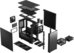 Fractal Design Define 7 Mini Black Solid, mATX, Mini-DTX, Mini ITX, Power supply included No