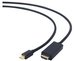 Gembird Cable Mini DisplayPort to HDMI 1.8 m, Black, HDMI, Mini DisplayPort