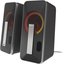 Genesis Computer Speaker Helium 100BT RGB Gaming Speakers, Bluetooth, Silver/Black