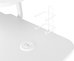 Genesis Gaming Desk Holm 320 RGB Headphone holder, Cup holder, Gamepad holder, Monitor shelf, Organizer cables, White