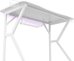 Genesis Gaming Desk Holm 320 RGB Headphone holder, Cup holder, Gamepad holder, Monitor shelf, Organizer cables, White