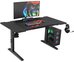 Genesis | Modular Gaming Desk | Holm 140 RGB | Anthracite Black
