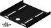 Goobay 2.5" hard disk installation frame to 3.5"