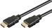 Goobay HDMI High‑Speed Cable with Ethernet | Soft | 0.5 m
