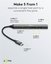 Goobay Slim 5-Port USB Hub, USB-C to USB-C/USB-A, 5 Gbit/s | 74460