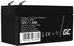 Green Cell Battery AGM VRLA 12V 1.3Ah