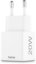 00201991 Fast Charger 1x USB-C 1x USB-A, Mini Charger, PD, 20W, White