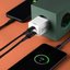 00201991 Fast Charger 1x USB-C 1x USB-A, Mini Charger, PD, 20W, White
