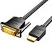 HDMI to DVI Cable 1.5m Vention ABFBG (Black)