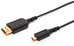 HDMI TO MICRO-HDMI ultra thin flexible 4K cable, 80cm