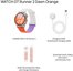 Huawei Watch GT Runner 2, dawn orange