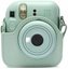 Fujifilm Instax mini 12 camera Mint Green + Instax Mini Glossy (10pl) + dėklas