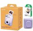 Kiirkaamera Fujifilm instax mini 12 LILAC PURPLE+instax mini glossy (10pl)+originaalne kott