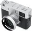 JJC LH JXHALF Silver Lens Hood for Fuji X Half Camera