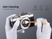 K&F Concept K&F 2 in 1 kit 16mm Double-Headed Cleaning Stick Set for CMOS APS-C Frame Sensor*10pcs+1*20ml cleani