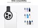 K&F Concept K&F 52MM universal mobile phone holder, equipped with CPL filter, lens coating, +1pc vacuum cleaning
