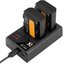 K&F Concept K&F FZ100 2000mAh Digital Camera Dual Battery with Dual Channel Charger, for Sony Camera Charger