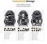 K&F Concept K&F Multi functional Haedshell Camera Backpack.Color: Black