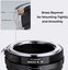 K&F Concept KF,M18106,HIGH PRECISION LENS ADAPTER,Anti reflection,NIK(G)-NEX IV PRO