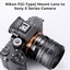 K&F Concept KF,M18106,HIGH PRECISION LENS ADAPTER,Anti reflection,NIK(G)-NEX IV PRO