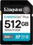 KINGSTON 512GB UHS-I SD Memory Card (Class 10, U3, V30)