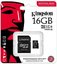 Kingston UHS-I 16 GB, microSDHC/SDXC Industrial Card, Flash memory class Class 10, UHS-I, U3, V30, A1, SD Adapter