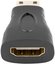 Lanberg Adapter HDMI(M)-HDMI(F) mini czarny