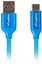 Lanberg USB-C to USB-A Cable, 1 m, Blue