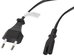 Lanberg EURO power cable (radio) CEE 7/16 - IEC 320 C7 1.8M black