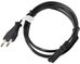 Lanberg EURO power cable (radio) CEE 7/16 - IEC 320 C7 1.8M black