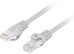 Lanberg Patchcord cat.6 UTP LSZH CU 0.5m grey fluke passed