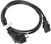Lanberg Power cable CEE 7/7 - IEC 320 C13 1.8M black