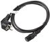 Lanberg Power cable CEE 7/7 - IEC 320 C13 1.8M black
