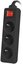 Lanberg Power strip 1.5m, black, 3 sockets, with switch, cable made of solid copper
